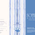 Carte Sophie à la plage - Bar à huîtres à l'Île de Ré - 1/2