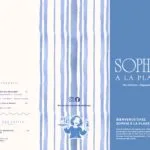 Carte Sophie à la plage - Bar à huîtres à l'Île de Ré - 1/2